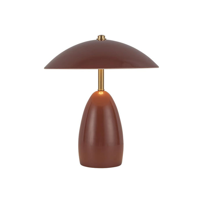 Poppy 9-in Burgundy Led Table Lamp | TL437409BGD