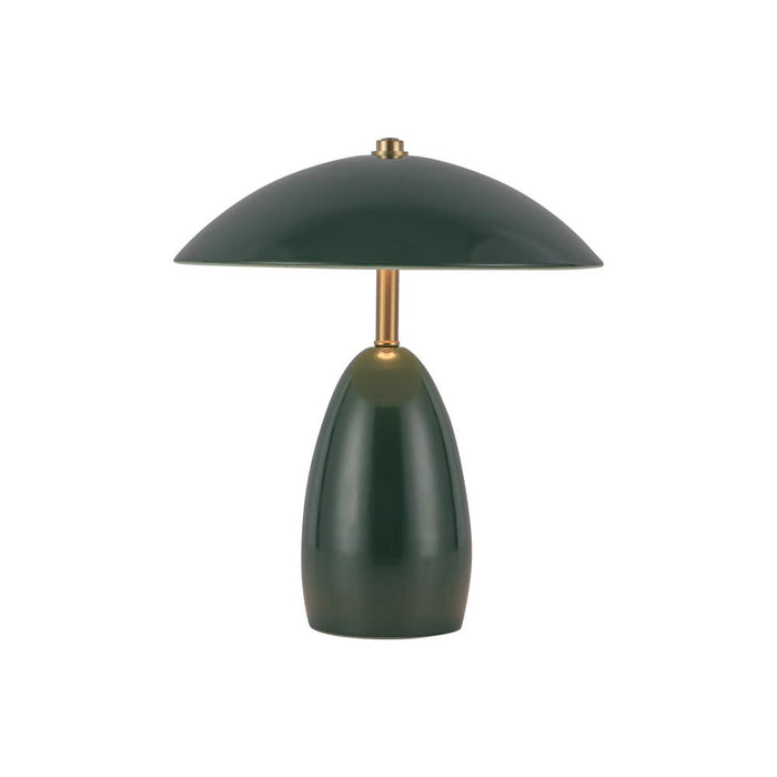 Poppy 9-in Pine Green Led Table Lamp | TL437409PGN