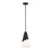 Crystorama Brian Patrick Flynn Tori 1 Light Matte Black Mini Pendant