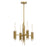 Alora Torres 19-in Vintage Brass 4 Lights Chandeliers