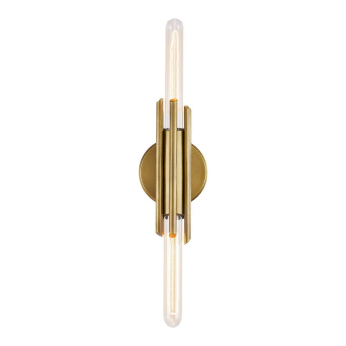 Torres 11-in Vintage Brass 2 Lights Wall/vanity | WV335811VB