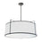  4 Light  Drum Pendant Black/white Shade W/790 Diff | TRA-244P-BK-WH