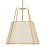 Dainolite 4 Lights Trapezoid Pendant CRM Shade With 790 Diff