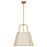  3 Light  Trapezoid Pendant Gld/crm Shade W/ 790 Diff | TRA-331P-GLD-CRM