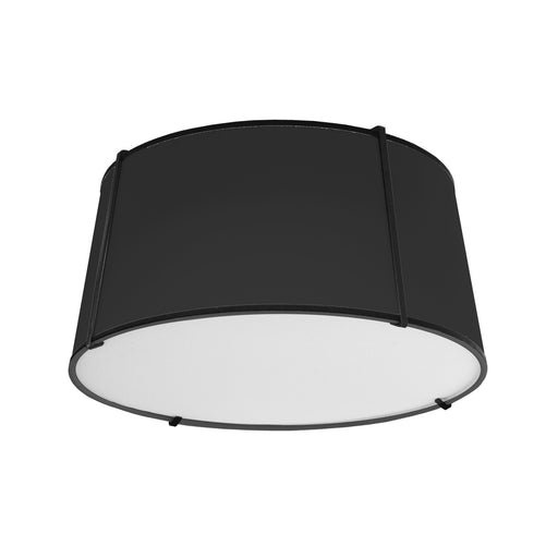 Dainolite 3 Lights Trapezoid FlushMount Black Shade w/790Diff