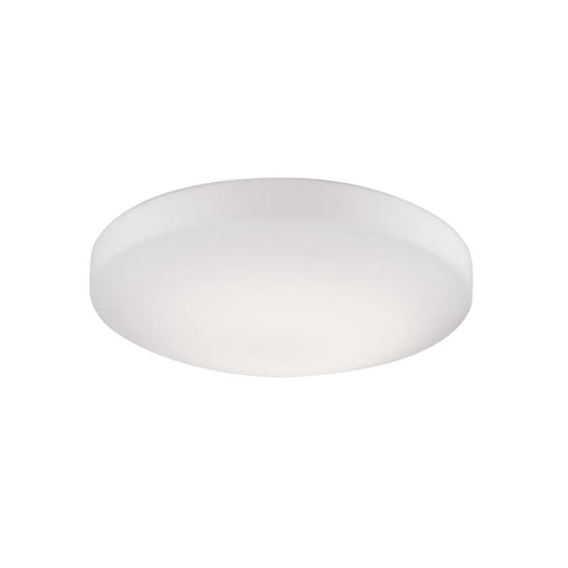 Trafalgar 11-in White Led Flush Mount | FM11011-WH