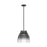 Trinity 12-in Black/smoked Led Pendant | PD62012-BK/SM