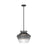 Trinity 13-in Black/smoked Led Pendant | PD62013-BK/SM