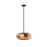 Trinity 14-in Black/copper Led Pendant | PD62014-BK/CP