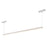 Mira 33-in White Trilo Track Linear Pendant | TRL28133-WH