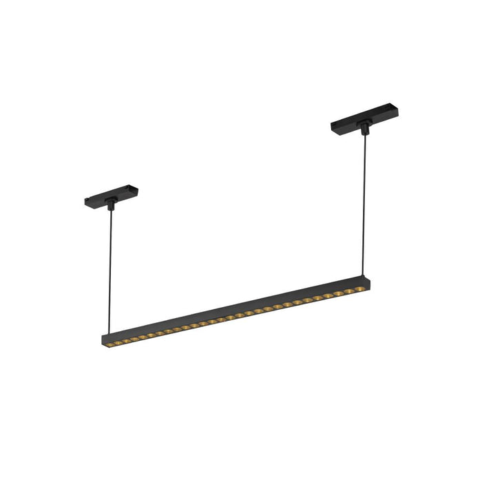 Kyan 22-in Black Trilo Track Linear Pendant | TRL29422-BK