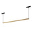 Kyan 33-in Brushed Gold Trilo Track Linear Pendant | TRL29433-BG