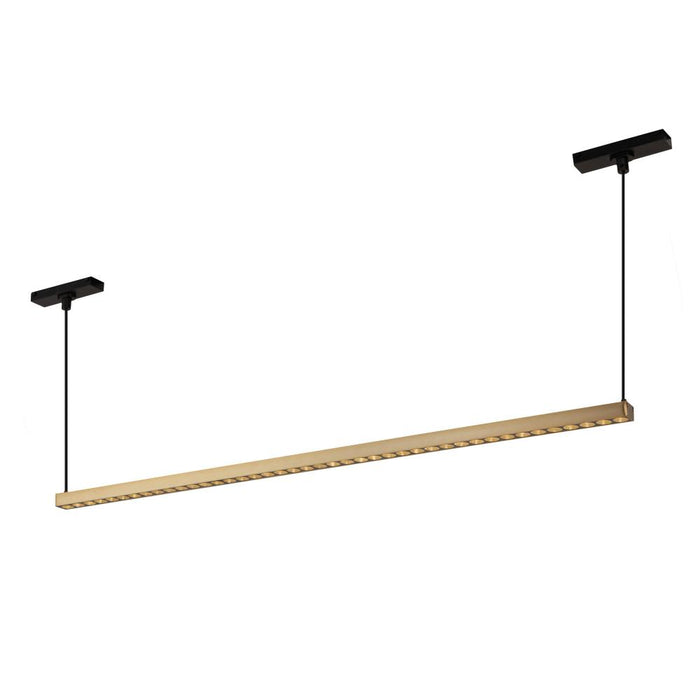 Kyan 33-in Brushed Gold Trilo Track Linear Pendant | TRL29433-BG