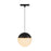 Monae 7-in Black Trilo Track Pendant | TRP11707-BK