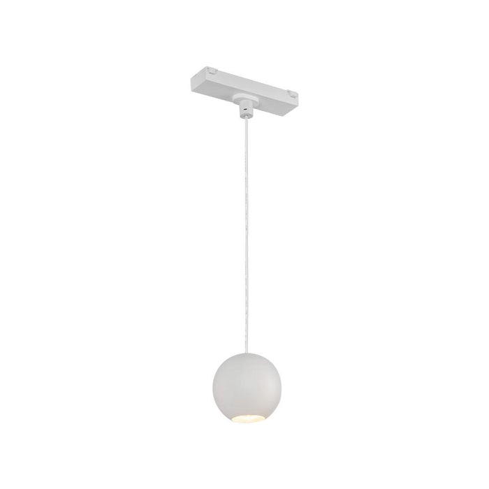 Faria 3-in White Trilo Track Pendant | TRP26903-WH