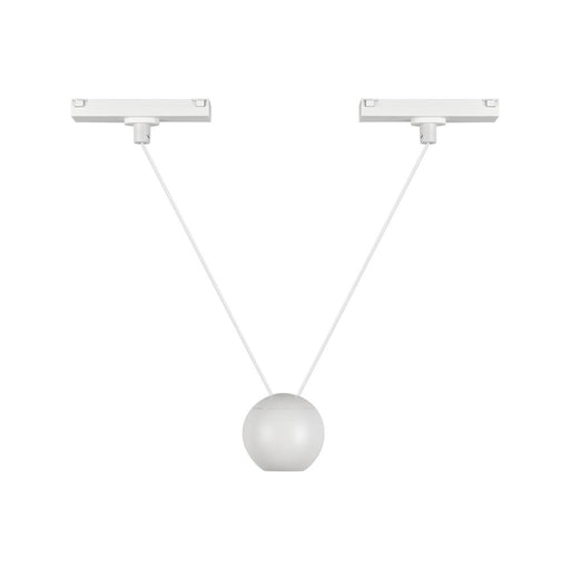 Faria Double 3-in White 4000k Trilo Track Pendant | TRP27203-WH-4K