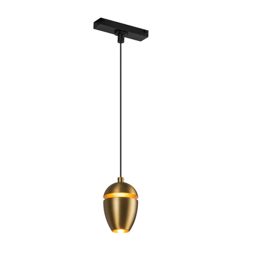 Eloa 3-in Brushed Gold Trilo Track Pendant | TRP89703-BG