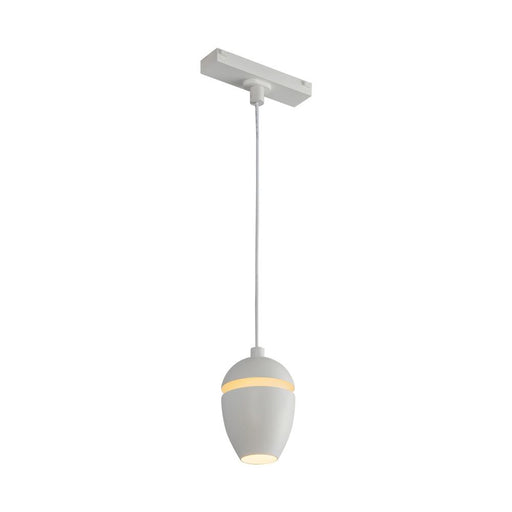Eloa 3-in White Trilo Track Pendant | TRP89703-WH