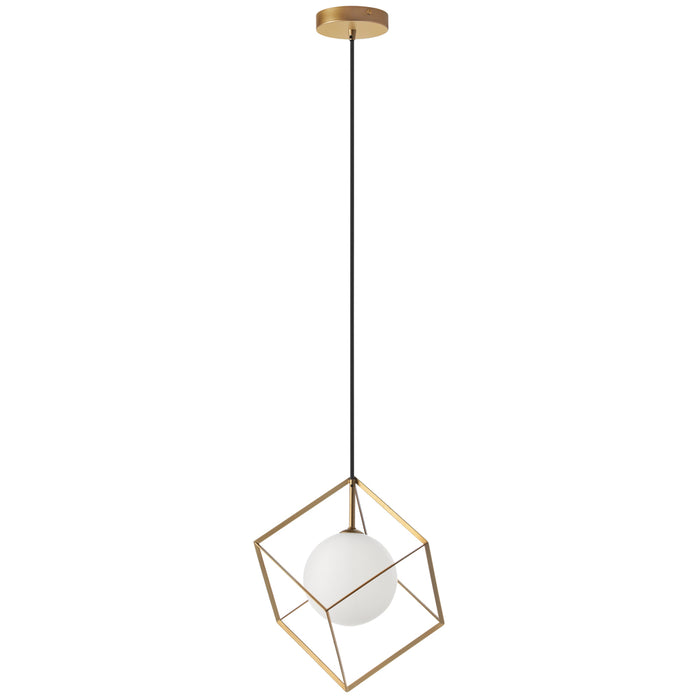 1lt Halogen Pendant Gold | TSN-1P-GLD
