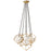  6 Light  Halogen Pendant Gold | TSN-6P-GLD