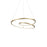 Kuzco Lighting Inc Twist 19-in Antique Brass LED Pendant