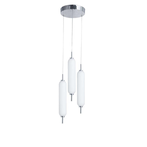 30w Multi Pendant, Pc W/ Wh Opal Glass | TYA-1230LEDP-PC