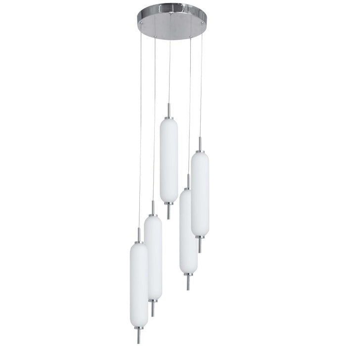 45w Multi Pendant, Pc W/ Wh Opal Glass | TYA-1250LEDP-PC
