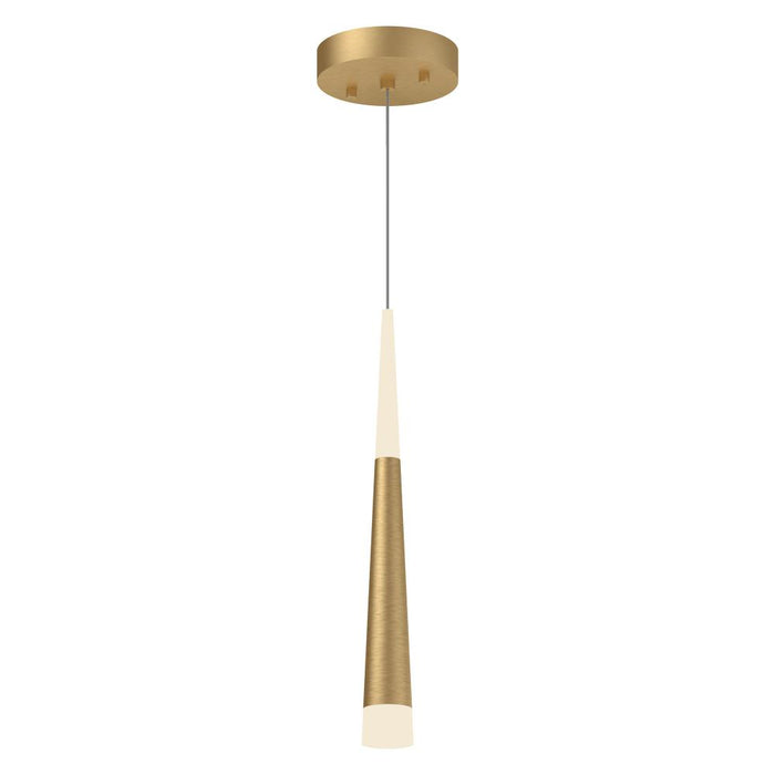 Kuzco Lighting Inc Ultra 2-in Brushed Gold LED Pendant