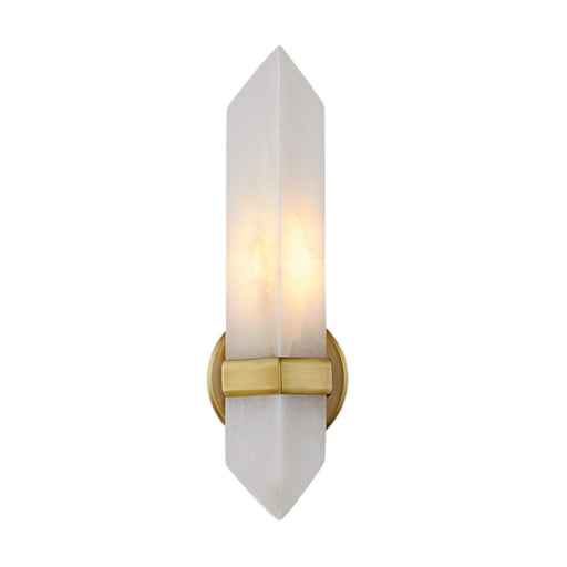Valencia 5-in Vintage Brass/alabaster 1 Light Wall/vanity | WV334105VBAR