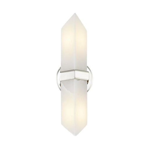 Valencia 15-in Polished Nickel/alabaster 2 Lights Wall/vanity | WV334215PNAR