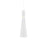 Vanderbilt 6-in White With Gold Detail 1 Light Pendant | 493206-WH/GD