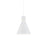Kuzco Lighting Inc Vanderbilt 10-in White With Gold Detail 1 Light Pendant