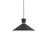 Vanderbilt 16-in Black With Gold Detail 1 Light Pendant | 493216-BK/GD