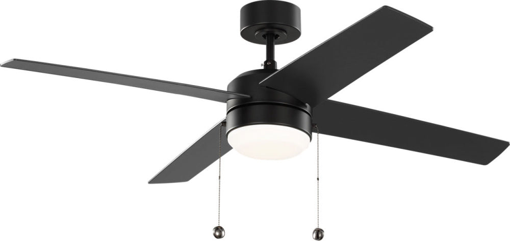 Loni 52 Led Pull Chain Ceiling Fan | 4LNI52MBKAWD