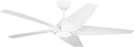 Dellwood Coastal Smart 56 Led Ceiling Fan | 5DLWCSM56RZWD