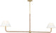 Fiona 61"" Linear Chandelier | SCCHCLS114GDNAWWL