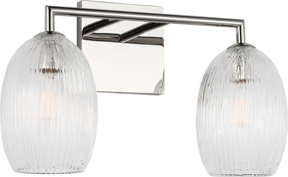 Serafina 16 2 Light Vanity Pn | HV1002PN