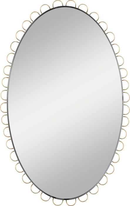 Tirreno 31x41 Oval Mirror Gd | KSMR103GD