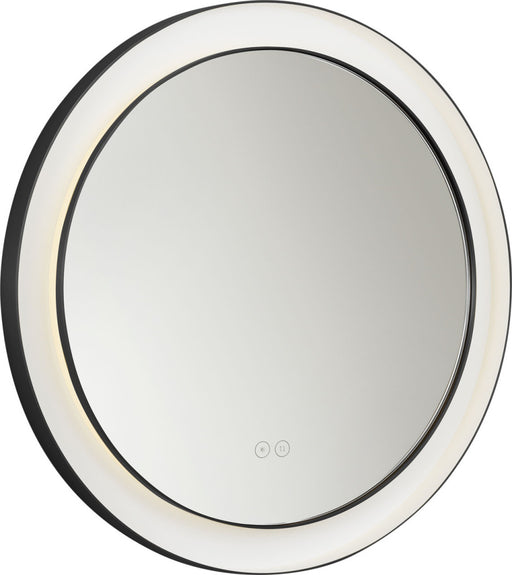 Chopin 24" Round Illuminated Mirror | KSMRIL104MBK