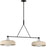 Liora 47" Linear Chandelier | SCRJLS171AIISOEG