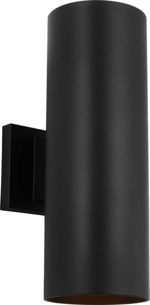 Sean Lavin Outdoor Cylinders 2-light Led Medium Outdoor Wall Lantern In Textured Black Finish | SLO1152EN3/TXB