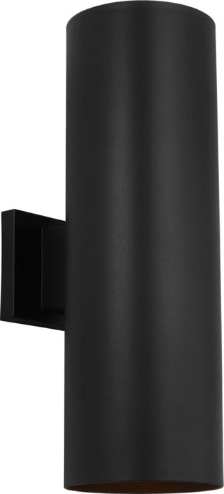 Sean Lavin Outdoor Cylinders 2-light Led Large Outdoor Wall Lantern In Textured Black Finish | SLO1172EN3/TXB