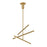 Kuzco Lighting Inc Vega 45-in Brushed Gold LED Chandeliers