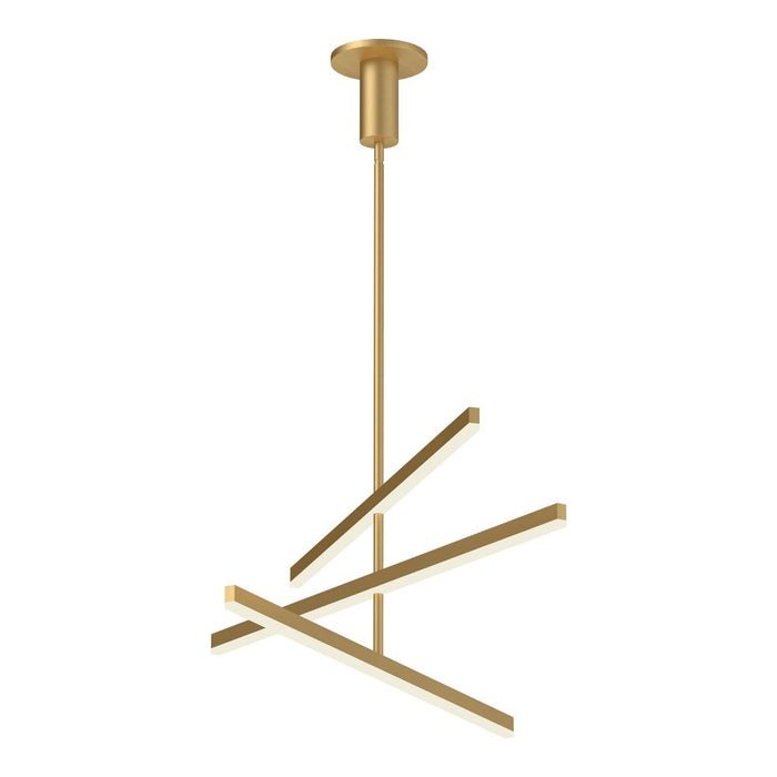 Vega 45-in Brushed Gold Led Chandeliers | CH10345-BG