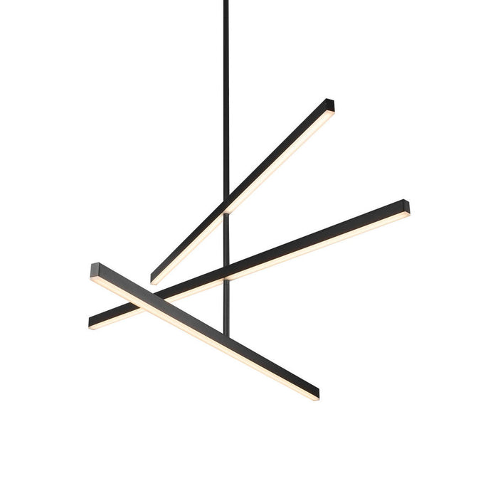 Vega 45-in Black Led Chandeliers | CH10345-BK