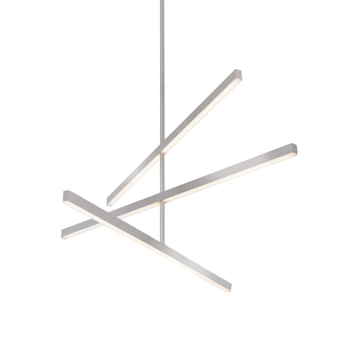 Vega 45-in Brushed Nickel Led Chandeliers | CH10345-BN