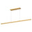 Vega 56-in Brushed Gold Led Linear Pendant | LP10356-BG