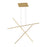 Vega Minor 3 Head Brushed Gold Led Multi Pendant | MP18203-BG