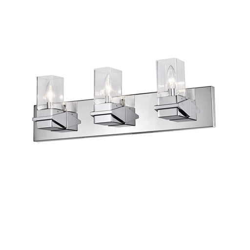  3 Light  Incandescent Vanity, Pc W/ Clr Glass | VER-243W-PC