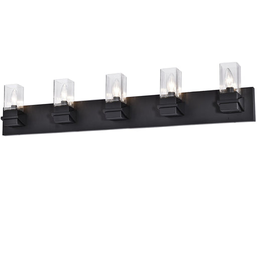  5 Light  Incandescent Vanity, Mb W/ Clr Glass | VER-405W-MB